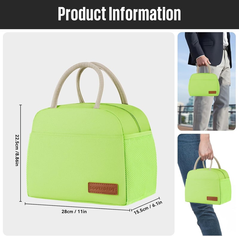 douyadady Lunch Bag Women/Men Lunch Box Women/Men (green) - Image 2